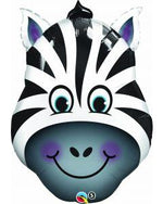 Zebra Shaped Foil Balloon | 32" in.