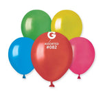 Metallic Balloon Ass. AM50-086  | 100 balloons per package of 5'' each | Gemar Balloons USA