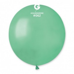Metallic Balloon Aquamarine GM150-062 | 25 balloons per package of 19'' each