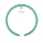 Solid Balloon Aquamarine D2 (160)-050 | 50 balloons per package of 1'' each