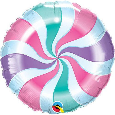 Candy Pastel Swirl Flat 18