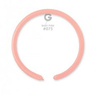 Solid Balloon Baby Pink D2 (160)-073 | 50 balloons per package of 1'' each