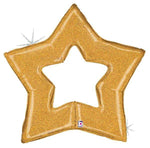 Glittering Gold Star 48"