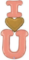 I Heart U Rose Gold 60