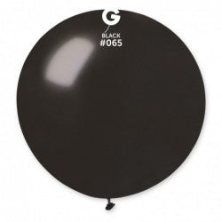 Metallic Balloon Black GM30-065 | 1 balloon per package of 31'' | Gemar Balloons USA