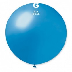 Metallic Balloon Blue GM30-036 | 1 balloon per package of 31'' | Gemar Balloons USA