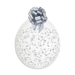 G18: #625 Silver Stuffing Printed Balloons (25 Pcs)  18