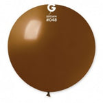 Solid Balloon Brown G30-048 | 1 balloon per package of 31''