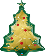 Brushed Gold Christmas Tree 40