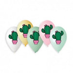Solid Balloon Colourful Cactus GS120-763 | 50 balloons per package of 13'' each