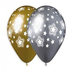GB120-967 Shiny Silver and Gold Cosmic Star 13