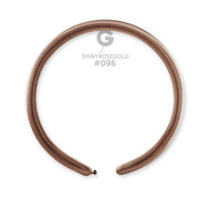 DB2-096 Shiny Rose Gold 1" 50 pcs