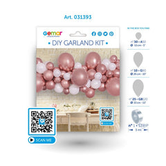DIY GARLAND KIT WHITE & ROSE GOLD 031393