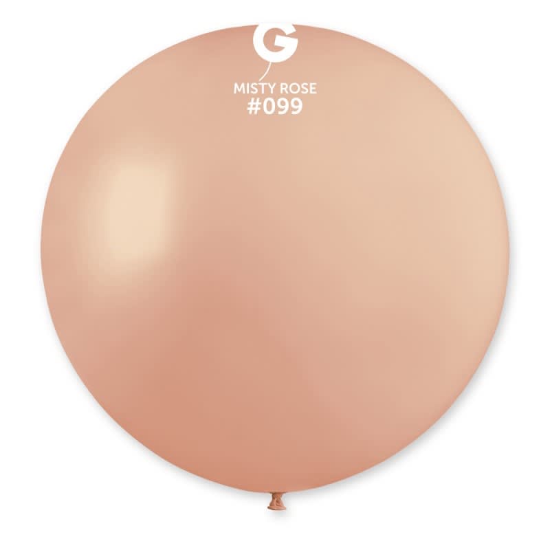 Solid Balloon Misty Rose G30-099 | 1 balloons per package of 31''