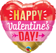 Valentine's Day Arrow Stripes 18"