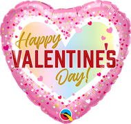 Valentine's Confetti Ombre 18"