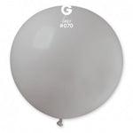 Solid Balloon Grey G30-070 | 1 balloon per package of 31''