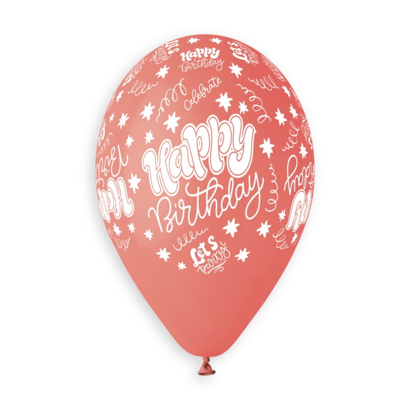 GS120 - 750 Happy Birthday Ass. 12"
