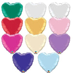 Heart Shaped Foil Balloon 36" in (Choose your color)