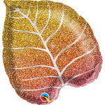 Glitter Ombre Leaf 21"