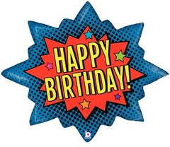 Superhero Birthday Burst 32