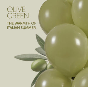 
            
                Load image into Gallery viewer, Solid Balloon Green Olive G110-098 | 50 balloons per package of 12&amp;#39;&amp;#39; each
            
        
