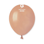 Solid Balloon Misty Rose A50-099 | 100 Balloons per Package of 5" each
