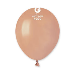 Solid Balloon Misty Rose A50-099 | 100 Balloons per Package of 5