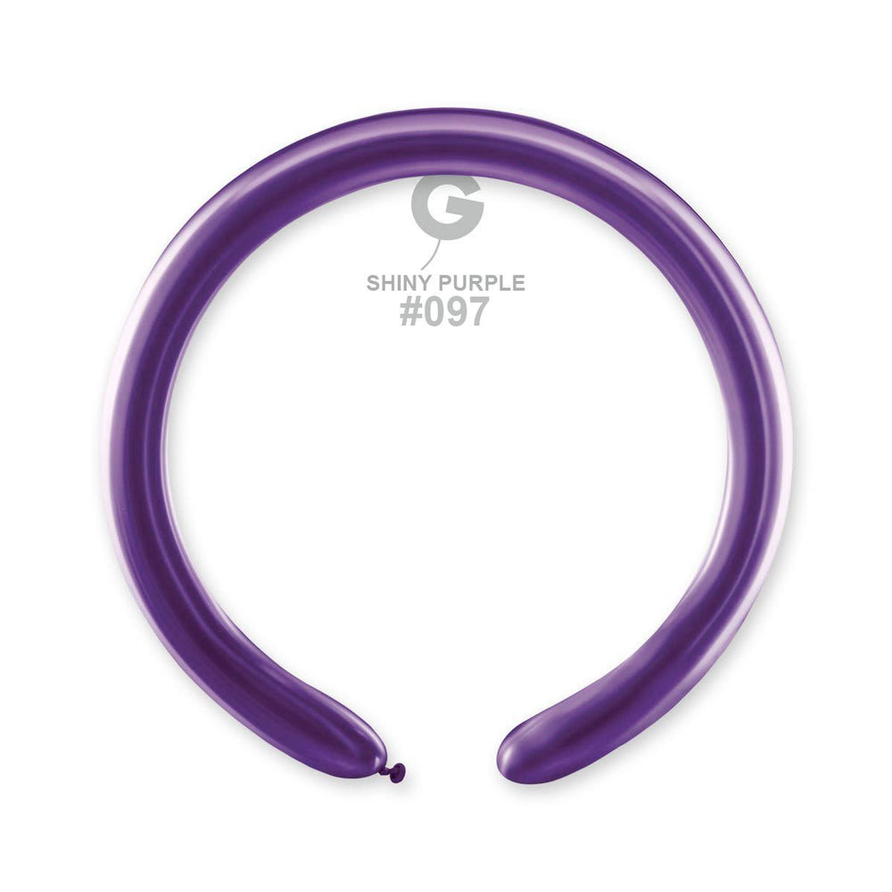 Shiny Purple #097 Balloon 2"  (260) | Gemar Balloons USA