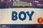Balloon Bouquet Boy 34” 3 Pcs