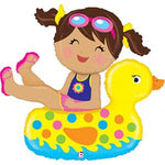 GIRL FLOATIE 41" FOIL BALLOON