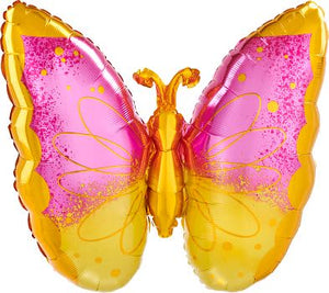 
            
                Load image into Gallery viewer, Pink &amp;amp; Yellow  Butterfly 25”
            
        