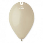 Gemar Balloon Solid Balloon Latte G110-084 | 50 balloons per package of 12'' each. | Gemar Balloons USA