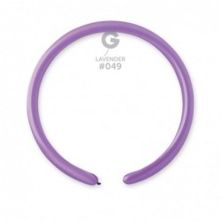 Solid Balloon Lavender D2 (160)-049 | 50 balloons per package of 1'' each