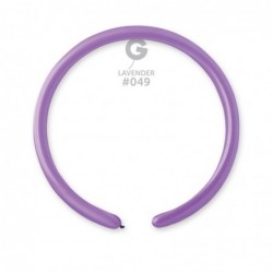 Solid Balloon Lavender D2 (160)-049 | 50 balloons per package of 1'' each