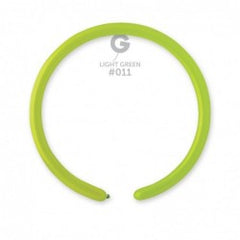 Solid Balloon Light Green D2 (160)-011 | 50 balloons per package of 1'' each