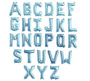 
            
                Load image into Gallery viewer, Letters A to Z Blue Foil Balloon - 14&amp;quot; in each. (Choose your letter)
            
        