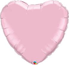 5 Heart Shaped Foil Balloon 9" Package(Choose your color)