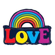 Rainbow Love 37"