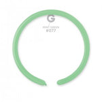 Solid Balloon Mint Green D2 (160)-077 | 50 balloons per package of 1'' each