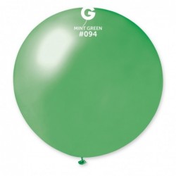 
            
                Load image into Gallery viewer, Metallic Balloon Mint Green GM30-094 | 1 balloon per package of 31&amp;#39;&amp;#39;
            
        