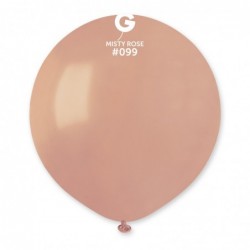 Solid Balloon Misty Rose G150-099 | 25 balloons per package of 19'' each