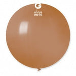 Solid Balloon Mocha G30-076 | 1 balloon per package of 31''