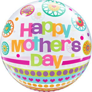 Happy Mother's Day Bubble Dots & Patterns 22