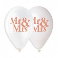 MR & MRS Balloon GMS120-759 | 50 balloons per package of 13'' each Love