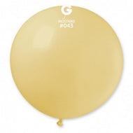 Solid Balloon Baby Yellow G30-043 | 1 balloon per package of 31''