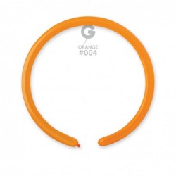 Solid Balloon Orange D2 (160)-004 | 50 balloons per package of 1'' each