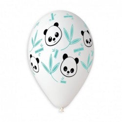 Panda & Bamboo Leaves Balloon GS120-859 | 50 balloons per package of 13'' each