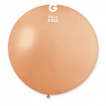 Solid Balloon Peach G30-060 | 1 balloon per package of 31''