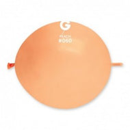 Solid Balloon Peach GL13-060 | 50 balloons per package of 13'' each
